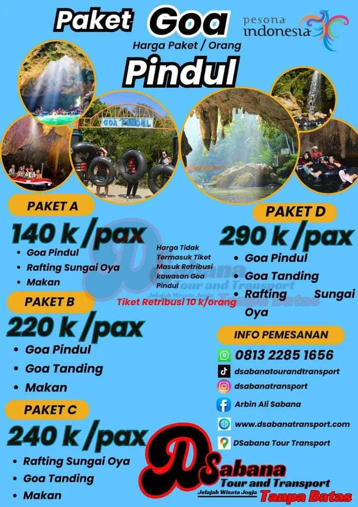 Paket Adventure GOA Pindul